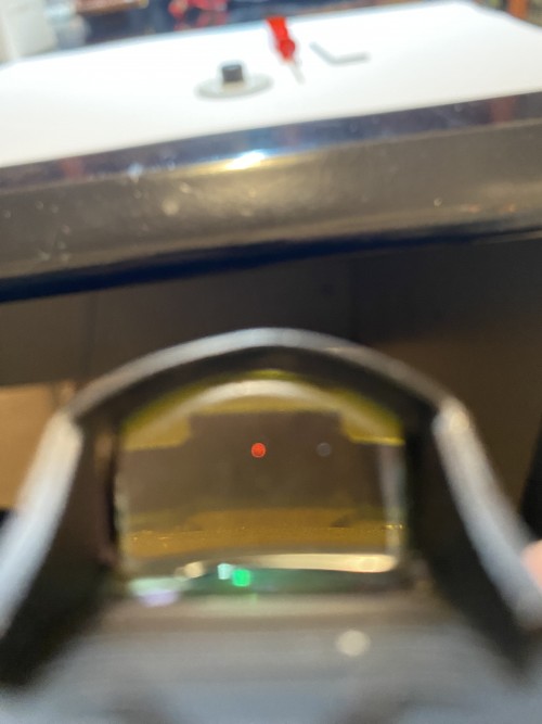 imagen de Mira punto rojo Docter con montura