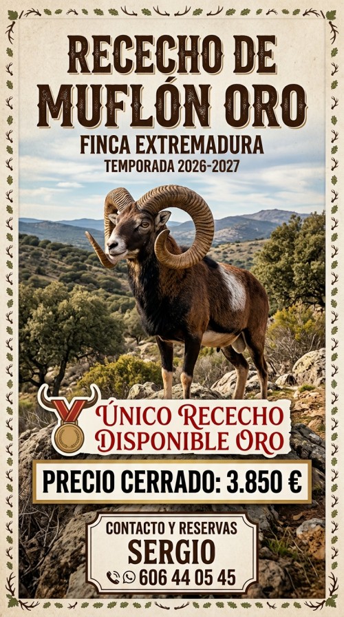 imagen de Rececho de mufl&oacute;n oro