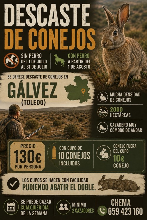 imagen de Descaste de conejos 