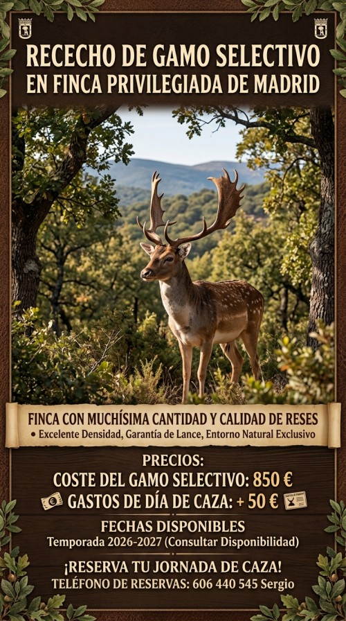 imagen de Se vende rececho de gamo o muflon selectivo 