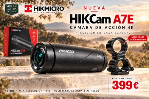 imagen de NUEVA CAMARA DE ACCI&Oacute;N  HIKMICRO HIKCAM A7E.