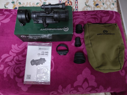 imagen de MONOCULAR NOCTURNO ARMASIGHT MODELO CO-MR MG F&Oacute;SFORO BLANCO ACOPABLE AL VISOR DIURNO
