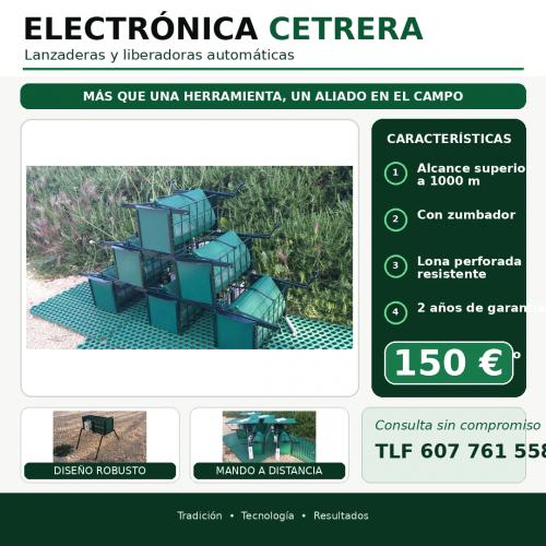 imagen de Lanzaderas autom&aacute;ticas Electr&oacute;nica Cetrera