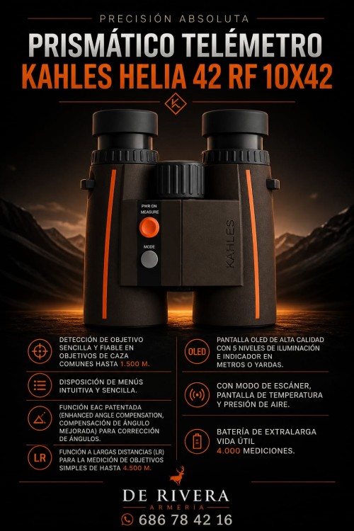 imagen de OFERTA BINOCULARES KAHLES HELIA 42 RF 10x42.