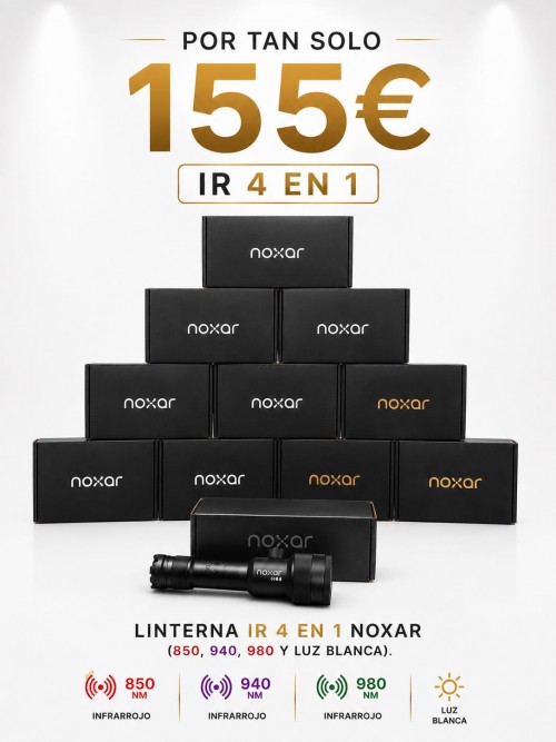imagen de LINTERNA IR 4 EN 1 NOXAR.